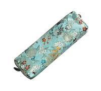 SANTUO Estuche para lápices retro de brocado, pequeño estilo chino, estuche para adultos y bolígrafo con cremallera para todas las mujeres (verde)