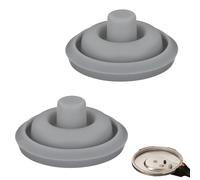 SANTUO WMF Pieza de repuesto para olla a presión, junta de silicona compatible con WMF Perfect & Perfect Plus 2,5 L-8,5 L, diámetro 18/22 cm (2 unidades)