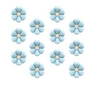 Sanu Belle Globos de helio de flores de 12 unidades, color azul, 20 pulgadas, diseño de margaritas para fiestas, día de San Valentín, bodas, compromisos, día de la madre, aniversario, decoración de