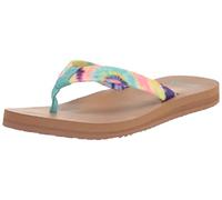 Sanuk Ashland Soft Top Tie Dye, Chanclas Mujer, Turquoise Multi, 37.5 EU