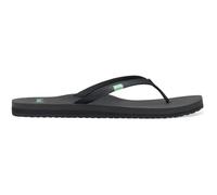 Sanuk Flip Flop Yoga Joy femenino, negro, 10 M US