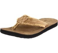 Sanuk Fraid Not, Chanclas Hombre, Beige-Beige (Khaki), 42