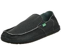 Sanuk Men's Rounder Slip-On Loafer, Pirate Black, 48 EU