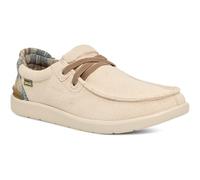 Sanuk Shaka Lite 2, Mocasín Hombre, Crema, 43 EU