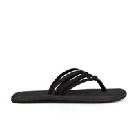 Sanuk Yoga Salty, Chanclas Mujer, Black, 36 EU