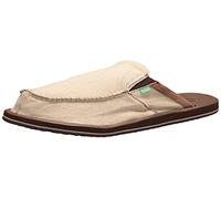 Sanuk You Got My Back III, Pantuflas Hombre, marrón Claro, 17.5 UK
