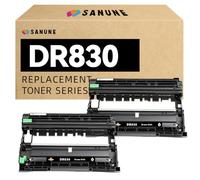 SANUNE DR830 - Cartucho de tambor de repuesto para Brother DR830 DR-830 para tóner de impresora Brother HL-L2460DW DCP-L2640DW HL-L2405W MFC-L2820DW (paquete de 2)
