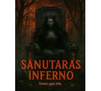 Sanutara´s Inferno Ashes and Ink: A Sanutaras Book of Shadows - horror colouring book for adults, eerie, elegant and exquisitely illustrated