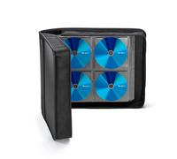 SANWA Estuche para CD con capacidad de 240, estuche para Blu Ray, billetera para discos multimedia de msica, caja de almacenamiento para carpeta