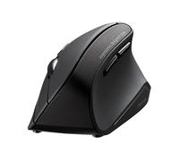 SANWA Ratón ergonómico Bluetooth, clic silencioso, ratón Ergo vertical de 55° inalámbrico, 800/1200/1600 DPI, 3 botones programables, ratones ópticos para ordenador, compatible con Mac, Windows, PC