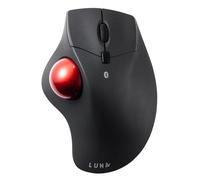SANWA Ratón inalámbrico ergonómico con Bluetooth, ratones ópticos, botones silenciosos programables, trackball de 40 mm, 600/800/1200/1600 DPI, compatible con MacBook, portátil, Windows, macOS