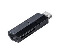 SANWA SUPPLY ADR-3MSDUBK - Lector (MicroSD (TransFlash),MicroSDHC,MicroSDXC,SD,SDHC,SDXC, Negro, 128 GB, USB 3.0, 0-40 °C, 0-45 °C)