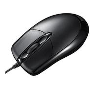 SANWA SUPPLY MA-130HPBK - Ratón (Ambidextro, Óptico, PS/2, 1000 DPI, Negro)