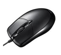 SANWA SUPPLY MA-130HUBK - Ratón (Ambidextro, Óptico, USB, 1000 dpi, Negro)