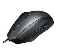 SANWA SUPPLY MA-ERG7 - Ratón (Mano Derecha, Blue LED, USB, 1600 dpi, Negro)