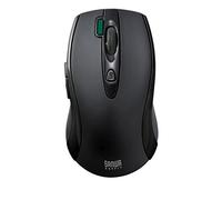 SANWA SUPPLY MA-WHNB4BK - Ratón (Ambidextro, Blue LED, RF inalámbrico, 2000 dpi, Negro)