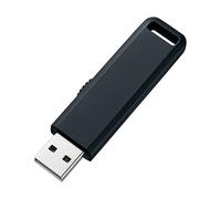 SANWA SUPPLY UFD-SL8GBKN Unidad Flash USB de 8 GB USB Tipo A 2.0 Negro - Unidad Flash USB (8 GB, USB Type-A, 2.0, Slide, 8 g, Negro)