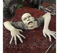 SANWENYU Estatua de jardín de Halloween Zombie para la mejor decoración de Halloween cementerio decoraciones de Halloween para patio, césped, patio, jardín de vacaciones regalo