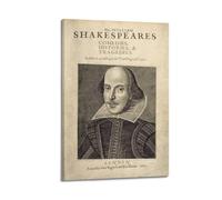 SANWYA William Shakespeare First Folio, 1623 - Lienzo decorativo para pared, sala de estar, dormitorio, pósteres, pintura, 20 x 30 cm