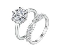Sanxicikaa Doblar un simple anillo de plata con anillo de piedra Mosan., American yard no.7