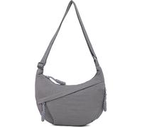 Sanxiner Crescent Bag - Bolsa cruzada de nailon para mujeres y hombres, con múltiples bolsillos, espaciosa, bolsa de luna, bolsa holgada para albóndigas, 1-gris