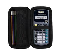 SANXIULY Funda rígida compatible con Texas Instruments TI-30 Plus CE/TI-30 Plus/TI-83 Plus/TI-85/TI-86/TI-89 Titanium, calculadora gráfica para TI-Nspire CX II CAS/TI-Nspire CX II/fx-9750GII, color