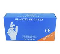 SANYC GUANTE LATEX C/P 100U.TP
