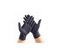 SANYC Guantes Nitrilo Sensitive Sin Polvo 100 Unidades Talla XL Negro