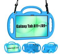Sanyetral Funda Niños para Samsung Galaxy Tab A11+/A9+ Azul | EVA Ligera Funda con asa Soporte Correa para Galaxy A11+/A9+ Tablet SM-X230/SM-X235/SM-X236 SM-X210/SM-X216/SM-X218