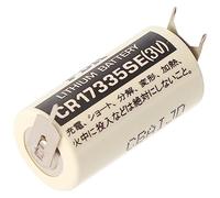 Sanyo CR17335 SE - Batería de litio (tamaño 2/3A, 3 banderas de soldadura, cuadrícula de 7,6 mm)