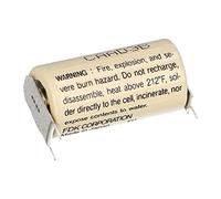 Sanyo / FDK CR 17335 SE con soldador impreso, 2/1 pin ++/-, CR17335