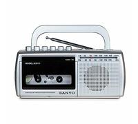 Sanyo Ks-111 Plata Radio Cassette Grabador Portatil Red Y Pilas