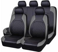 SANYOM 9 Piezas Cuero Funda Asiento Coche para Chevrolet Cruze Captiva Lacetti Aveo Malibu Orlando Cavalir，Compatible con airbag Lateral Gris