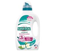Sanytol - Detergente desinfectante - Flores blancas - 1,7 L - Todo tipo de lino, conserva fibras y colores a todas las temperaturas - Bactericida, Virucida - Sin lejía