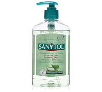 SANYTOL Gel Mano Desinfectante y Hydratant - 250 ml - Aloe Vera y Té Verde