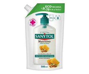 Sanytol Jabón Antibacteriano Nutritivo Eco Recambio 500ml