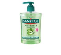 Sanytol - Jabón de Manos Hidratante Aloe Vera y Té Verde - 500 ml | Combina la protección frente a los agentes externos con la hidratación del aloe vera y el té verde