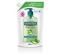 Sanytol - Jabón de Manos Hidratante Aloe Vera y Té Verde - Recarga 500 ml