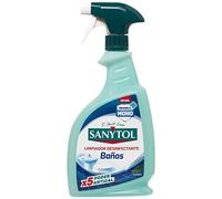 Sanytol - Limpiador Desinfectante Antical Baños, Elimina Bacterias, Hongos y Virus Sin Lejía, Perfume Eucaliptus - 750 ML