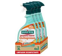 Sanytol - Limpiador Desinfectante Quitagrasas Cocina Pack 4 x 750 ml