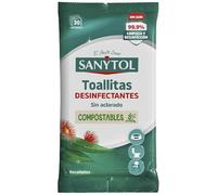 Sanytol - Toallitas Limpiadoras Desinfectantes Multiusos Eucalipto 30 Uds