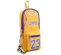 SANYUANHE Estuche para Lápices de Baloncesto Número 23 para Niños,Baloncesto Basketball Pencil Case,Ideal Como Regalo para Estudiantes, Inicio Escolar, Oficina y Materiales de Estudio