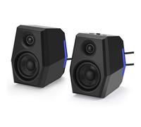 Sanyun SW209 Altavoces para Gaming de 36W con 3 Modos EQ (Juego/Película/Música), Sonido Surround 3D Dinámico, DAC de 24bit USB/AUX/Bluetooth 5.2, Iluminación RGB, para PC/Escritorio/Monitor, Negro