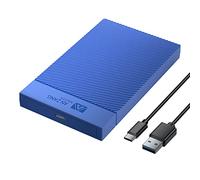 Sanzang - Enclosure Hard Drive Enclosure de 2,5 pulgadas, sin herramientas, USB 3.0, soporte para UASP y ajuste para SSD SATA de 2,5 pulgadas y HDD con 9,5 mm de altura y 7 mm, incluye tipo C a cable