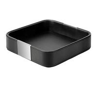 SANZIE Almacenamiento de escritorio de cuero de lujo, organizador pequeño, bandeja decorativa para mesa de entrada para guardar joyas, relojes, cosméticos, llaves, teléfono, cartera, accesorios para