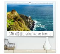 São Miguel - Grüne Insel im Atlantik (hochwertiger Premium Wandkalender 2026 DIN A2 quer), Kunstdruck in Hochglanz: Natur- und Kulturhighlights auf der Azoreninsel