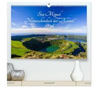São Miguel - Naturschönheit der Azoren (hochwertiger Premium Wandkalender 2026 DIN A2 quer), Kunstdruck in Hochglanz: Farbenfrohe Landschaftsaufnahmen der Insel São Miguel