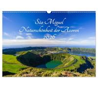 São Miguel - Naturschönheit der Azoren (Wandkalender 2026 DIN A3 quer), CALVENDO Monatskalender: Farbenfrohe Landschaftsaufnahmen der Insel São Miguel