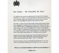 São Paulo - Be Yourself Be Free - Sao Paulo 12"