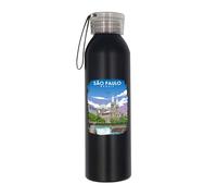 São Paulo Brazil Travel Destination Botella de agua, botella aislada, botella de agua de acero inoxidable